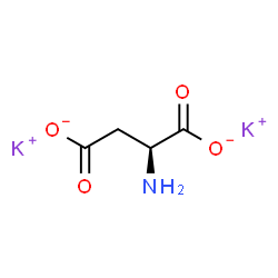 ChemSpider 2D Image | dipotassium aspartate | C4H5K2NO4