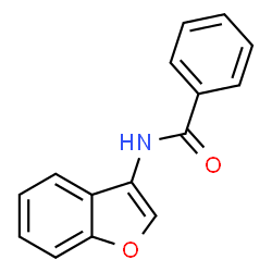 ChemSpider 2D Image | N-(1-Benzofuran-3-yl)benzamide | C15H11NO2
