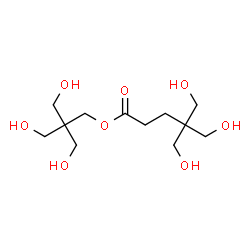 ChemSpider 2D Image | 3-Hydroxy-2,2-bis(hydroxymethyl)propyl 5-hydroxy-4,4-bis(hydroxymethyl)pentanoate | C12H24O8