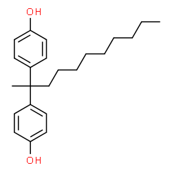 ChemSpider 2D Image | 4,4'-Undecane-2,2-diyldiphenol | C23H32O2