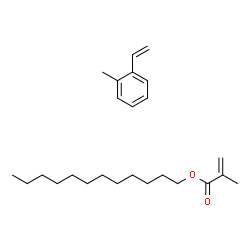 ChemSpider 2D Image | Dodecyl 2-methylacrylate - 1-methyl-2-vinylbenzene (1:1) | C25H40O2