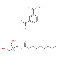 ChemSpider 2D Image | Isophthalic acid - 3-hydroxy-2-(hydroxymethyl)-2-methylpropyl nonanoate (1:1) | C22H34O8