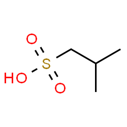 ChemSpider 2D Image | 2-Methyl-1-propanesulfonic acid | C4H10O3S