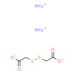 ChemSpider 2D Image | Diammonium dithiodiglycolate | C4H12N2O4S2