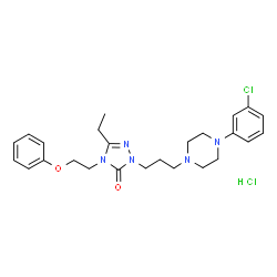 ChemSpider 2D Image | Serzone | C25H33Cl2N5O2