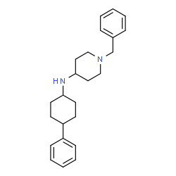 ChemSpider 2D Image | 1-Benzyl-N-(4-phenylcyclohexyl)-4-piperidinamine | C24H32N2