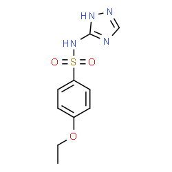 ChemSpider 2D Image | 4-Ethoxy-N-(1H-1,2,4-triazol-5-yl)benzenesulfonamide | C10H12N4O3S