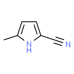 ChemSpider 2D Image | 5-Methyl-1H-pyrrole-2-carbonitrile | C6H6N2