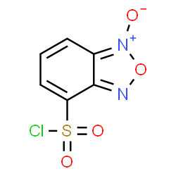 ChemSpider 2D Image | 2,1,3-Benzoxadiazole-4-sulfonyl chloride 1-oxide | C6H3ClN2O4S