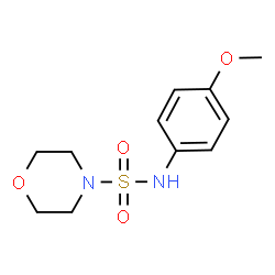 ChemSpider 2D Image | N-(4-Methoxyphenyl)-4-morpholinesulfonamide | C11H16N2O4S
