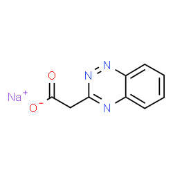 ChemSpider 2D Image | Sodium 1,2,4-benzotriazin-3-ylacetate | C9H6N3NaO2