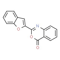 ChemSpider 2D Image | 2-(1-Benzofuran-2-yl)-4H-3,1-benzoxazin-4-one | C16H9NO3