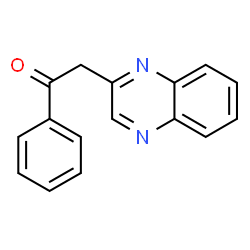 ChemSpider 2D Image | 2-Phenacyl-quinoxaline | C16H12N2O