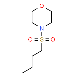 ChemSpider 2D Image | 4-(Butylsulfonyl)morpholine | C8H17NO3S