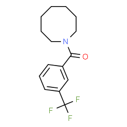 ChemSpider 2D Image | 1-Azocanyl[3-(trifluoromethyl)phenyl]methanone | C15H18F3NO