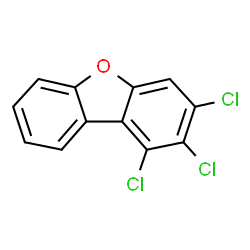 ChemSpider 2D Image | Dibenzofuran, trichloro- | C12H5Cl3O