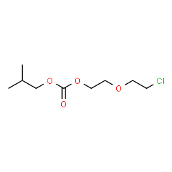 ChemSpider 2D Image | 2-(2-Chloroethoxy)ethyl isobutyl carbonate | C9H17ClO4