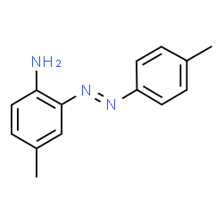 ChemSpider 2D Image | benzenamine, 4-methyl-2-[(4-methylphenyl)azo]- | C14H15N3