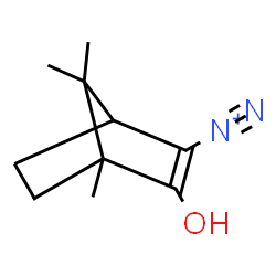 ChemSpider 2D Image | 3-Hydroxy-4,7,7-trimethylbicyclo[2.2.1]hept-2-ene-2-diazonium | C10H15N2O