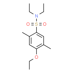 ChemSpider 2D Image | 4-Ethoxy-N,N-diethyl-2,5-dimethylbenzenesulfonamide | C14H23NO3S