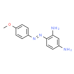 ChemSpider 2D Image | 4-[(4-Methoxyphenyl)diazenyl]-1,3-benzenediamine | C13H14N4O
