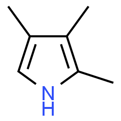 ChemSpider 2D Image | 2,3,4-Trimethylpyrrole | C7H11N