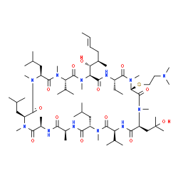 ChemSpider 2D Image | SCY-635 | C66H120N12O13S