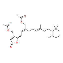 ChemSpider 2D Image | Z-neomanoalide 24,25-diacetate | C29H42O6
