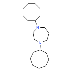 ChemSpider 2D Image | 1,4-Dicyclooctyl-1,4-diazepane | C21H40N2