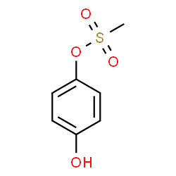 ChemSpider 2D Image | p-Mesyloxyphenol | C7H8O4S