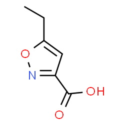 ChemSpider 2D Image | 5-ethyl-3-isoxazolecarboxylic acid | C6H7NO3