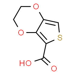 ChemSpider 2D Image | 2H,3H-thieno[3,4-b][1,4]dioxine-5-carboxylic acid | C7H6O4S