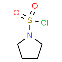 ChemSpider 2D Image | 1-Pyrrolidinesulfonyl chloride | C4H8ClNO2S