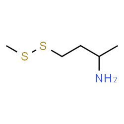 ChemSpider 2D Image | 4-(Methyldisulfanyl)-2-butanamine | C5H13NS2