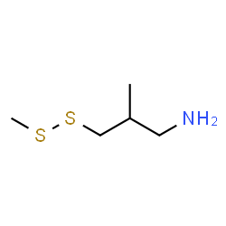 ChemSpider 2D Image | 2-Methyl-3-(methyldisulfanyl)-1-propanamine | C5H13NS2