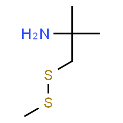 ChemSpider 2D Image | 2-Methyl-1-(methyldisulfanyl)-2-propanamine | C5H13NS2