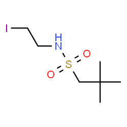 ChemSpider 2D Image | N-(2-Iodoethyl)-2,2-dimethyl-1-propanesulfonamide | C7H16INO2S