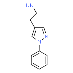 ChemSpider 2D Image | 2-(1-phenylpyrazol-4-yl)ethanamine | C11H13N3