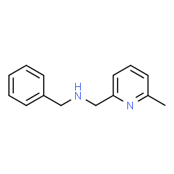 ChemSpider 2D Image | benzyl[(6-methylpyridin-2-yl)methyl]amine | C14H16N2