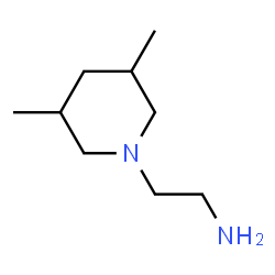 ChemSpider 2D Image | 2-(3,5-Dimethyl-1-piperidinyl)ethanamine | C9H20N2