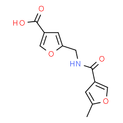 ChemSpider 2D Image | 5-{[(5-Methyl-3-furoyl)amino]methyl}-3-furoic acid | C12H11NO5