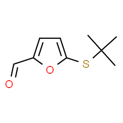 ChemSpider 2D Image | 5-(tert-butylsulfanyl)furan-2-carbaldehyde | C9H12O2S