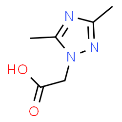 ChemSpider 2D Image | (3,5-Dimethyl-[1,2,4]triazol-1-yl)-acetic acid | C6H9N3O2
