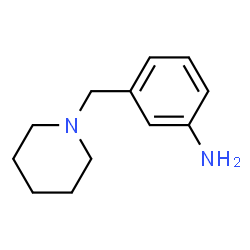 ChemSpider 2D Image | 3-(1-Piperidinylmethyl)aniline | C12H18N2
