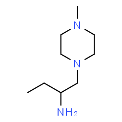 ChemSpider 2D Image | 1-(4-Methyl-1-piperazinyl)-2-butanamine | C9H21N3