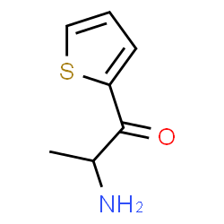 ChemSpider 2D Image | 2-Amino-1-(2-thienyl)-1-propanone | C7H9NOS