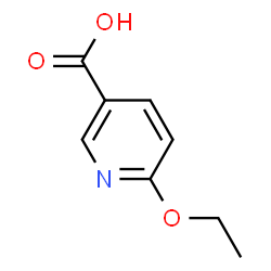 ChemSpider 2D Image | 6-Ethoxynicotinic acid | C8H9NO3