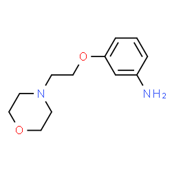 ChemSpider 2D Image | 3-(2-MORPHOLIN-4-YLETHOXY)ANILINE | C12H18N2O2