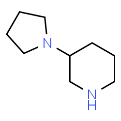 ChemSpider 2D Image | 3-(1-Pyrrolidinyl)piperidine | C9H18N2