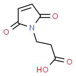 ChemSpider 2D Image | 3-Maleimidopropanoic acid | C7H7NO4